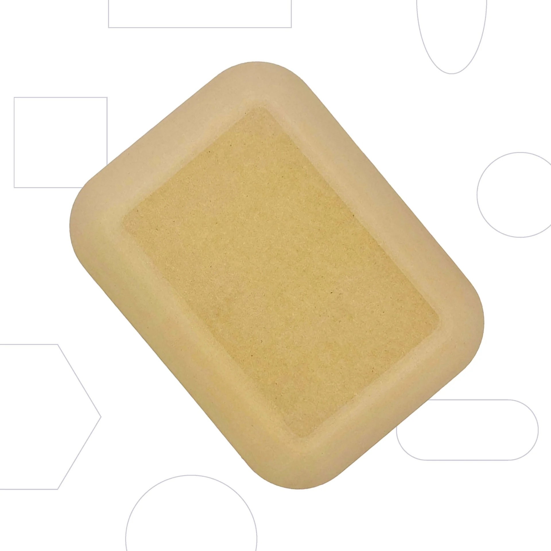 Form rechteckig kantenlos 22,8 x 30,5 cm