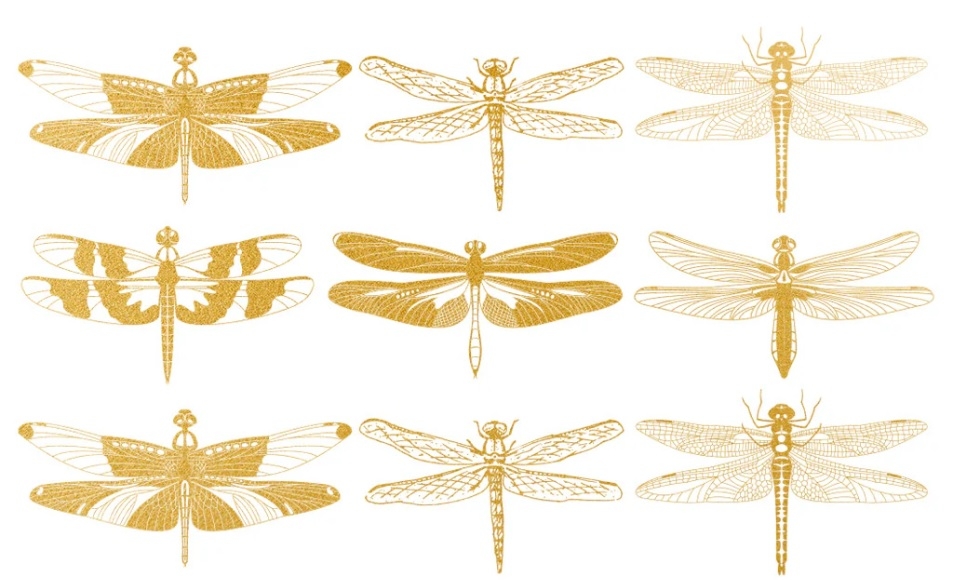 Libellen Gold