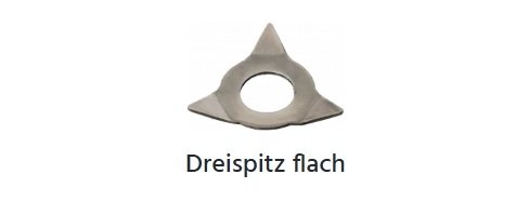 Dreispitz flach  - 1250°C
