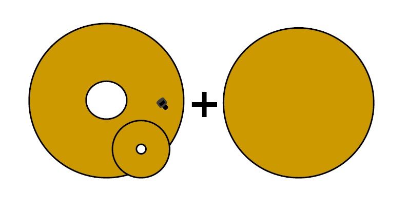 WA + WA - Scheibe Standard