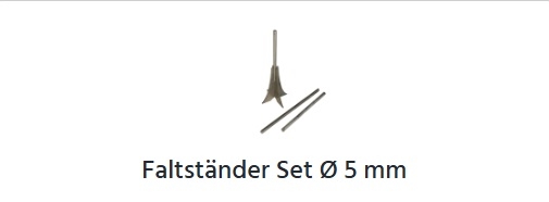 Faltständer 70/60 Basis + 1 Stab 100